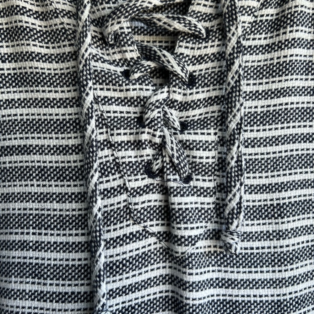 Roxy Cabo Trip Striped Hooded Pullover Top - Picture 6 of 10